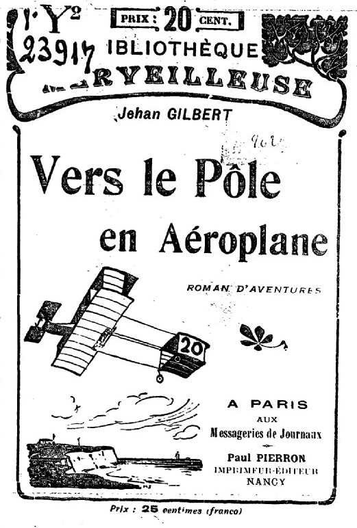 Title page of: Vers le pôle en aéroplane